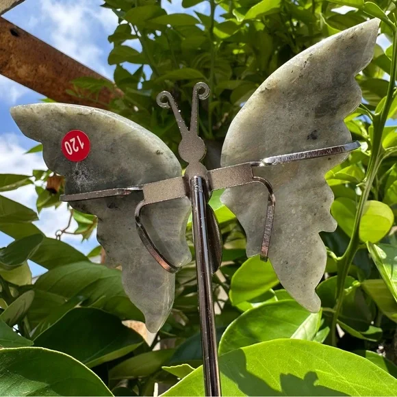 NWT - Labradorite Butterfly Crystal with Stand